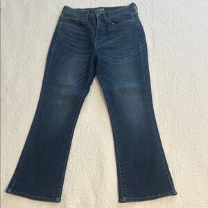 a.n.a High-Rise Cropped Flare Wide Jeans